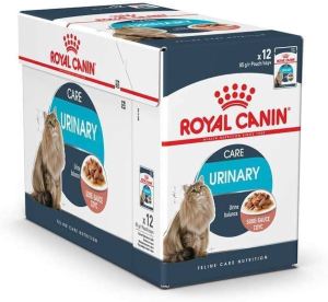 Royal Canin Urinary Care Cat Wet Food 85g x12 Pouches | Feline Pouch Gravy | Complete Balanced Nutrition for Adult Cats | Supports Urinary Tract Health | Premium Cat Food Wet Pouch | 12 Pack
