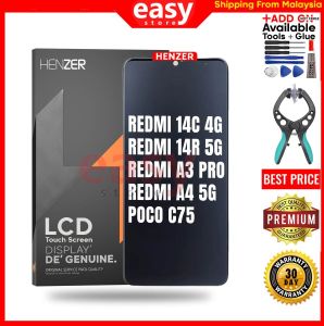 ORG HENZER LCD Display For REDMI 14C 4G / REDMI 14R 5G / REDMI A3 PRO / REDMI A4 5G/ POCO C75 Compatible Touch Screen Digitizer Replacement