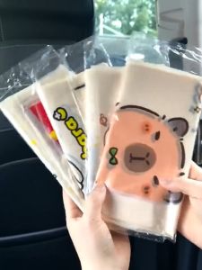 Capybara Car Rubbish Bag Plastic Cute Trash Garbage Bag Dustbin Kitchen