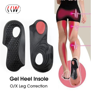 CCW 1Pair Arch Support Insole Gel Heel Insole O/X Leg Correction Insole High Heel Orthopedic Insoles Feet Care Inserts Half Shoe Pad