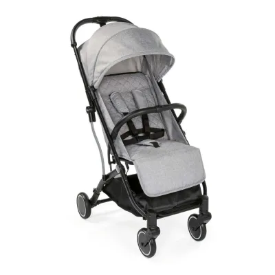 Chicco Trolley Me Stroller รถเข็นเด็กพับเก็บง่าย สำหรับ ทารก เด็ก แรกเกิด - 22 กก. (4 ปี+) ด้ามจับยาวลากได้