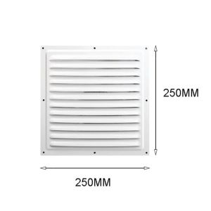 VMCTRD Aluminum Alloy Air Vent Grille Air System Net Cover Screen Heating Cooling Vents Plate Window Square Vent Grille Cover Exhaust Outlet Ventilation Cover