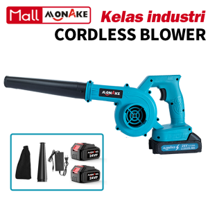 MONAKE Mesin Blower Tangan Baterai Cordless Cleaner Wireless Blower Dust Leaf Collector Blowing Sweeper Car Dust Removal 24V