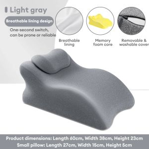 Relaxation Memory Foam Pillow Cushion Support Sleeping Pillow Leg Knee Pillow