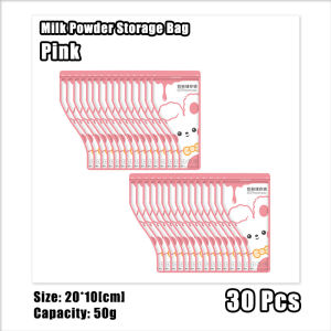 30Pcs/60Pcs Baby Milk Powder Storage Bag Milk Powder Bag Sub-packaging Storage Bag BPA Free 50g Bag