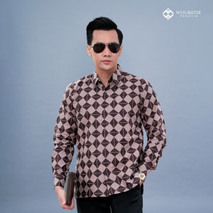 WOUBATIK - Kemeja Batik Sanggit Slimfit Lapis Furing KP 276
