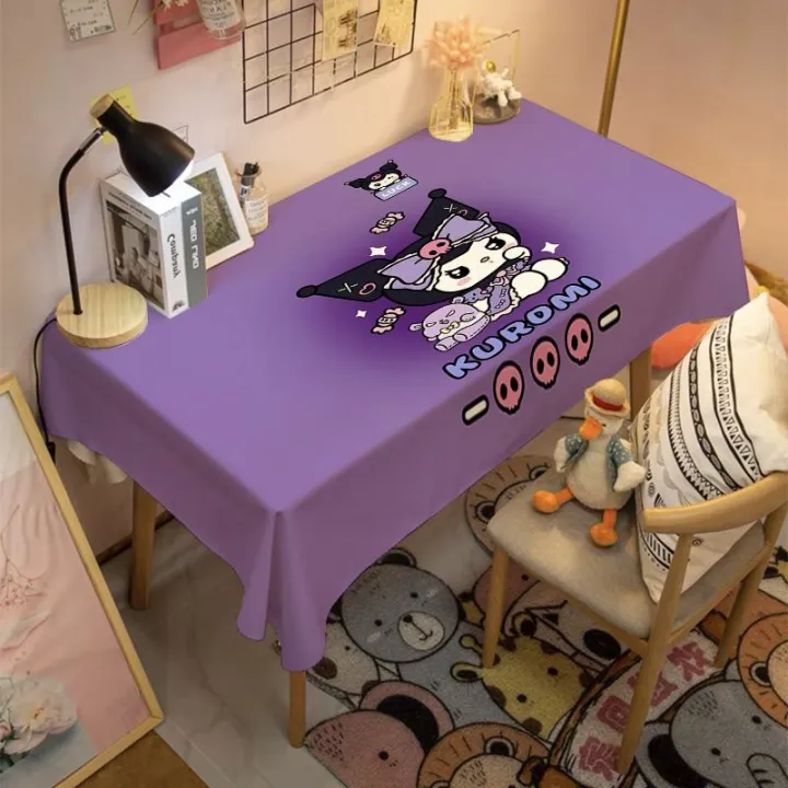 Ins%20style%20cute%20Kuromi%20tablecloth%20cartoon%20girl%20heart-shaped%20dormitory%20bedroom%20study%20desk%20mat%20changing%20table%20dust%20cloth%20-%20Image%208
