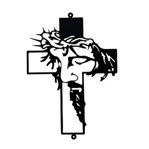 Easy Installation Iron Cross 30Cm X 21Cm Wall Hanging Cross Religious Spiritual Gift Deluxe
