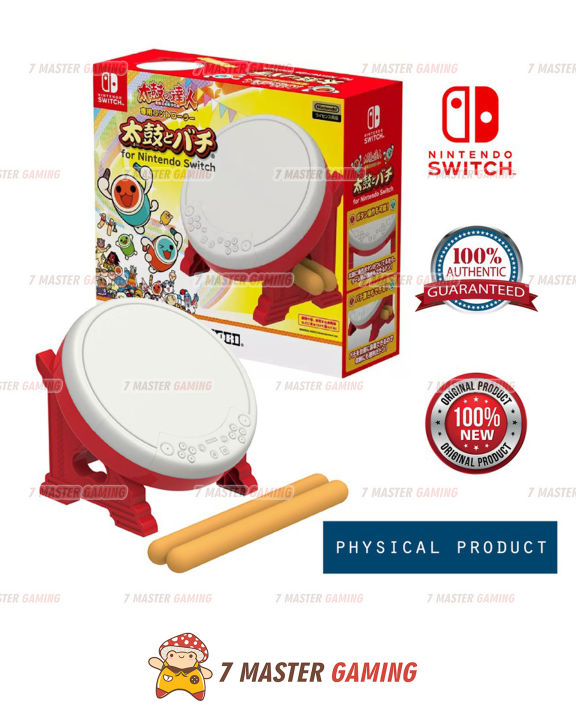 Taiko no Tatsujin Drum for Nintendo Switch + Game popular cartridge