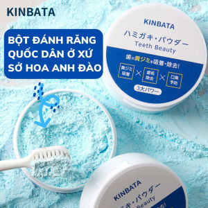 Bột đánh răng Komori kinbata Cam kết trắng bật tông dứt điểm hôi miệng Hơi thở thơm mát 50g