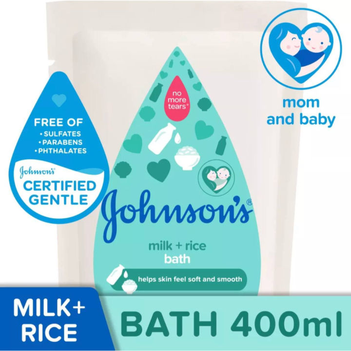 Johnson's Milk+Rice Bath Refill 400ml Lazada PH