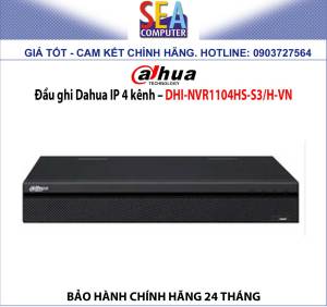 Đầu ghi Dahua IP 4 kênh - DHI-NVR1104HS-S3/H-VN