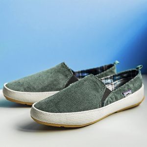 Prikol Korea Gaya Pantofel Sepatu Casual Pria Slip On Shoes Loafer Karet Lentur Santai Terbaru Tanpa Tali Fashion 099
