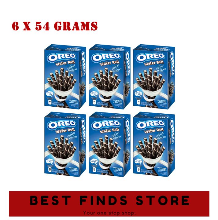 OREO Wafer Roll with Chocolate Flavored Cream, 54 g