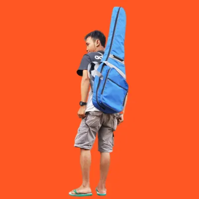 Tas gitar listrik elektrik model terbaru kanvas denim import anti air waterproof.gig bag hardcase
