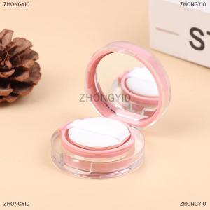 [COD] ZHONGYI0 Pink Mini Air Cushion Foundation DIY Box Empty Puff Box With Mirror For BB Cream Cosmetic Container Makeup Case Skin Care