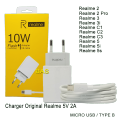 Charger  Realme C11 C15 C12 C1 C2 U1  Micro USB  10W. 