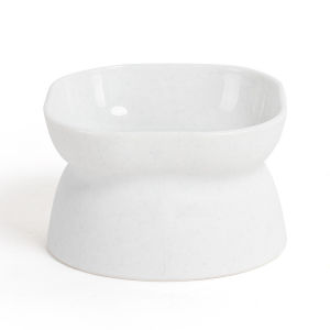 Large Capacity Pet Bowl Raised Oblique Mouth Cat Food Water Bowl 15°Tilt Neck Protective Dog Feeder Bekas Makanan Kucing