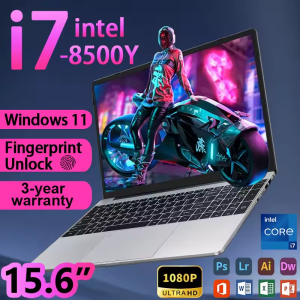 Intel i7-8500Y ultra-thin and efficient laptop is the first choice for online courses for business office students! Long battery life narrow bezel large screen multifunctional king suitable for daily office/audio-visual entertainment