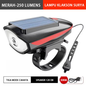 TaffLED Lampu Sepeda LED Cree XPG dengan Klakson - 7588 - Multi Color