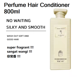 Perfume Hair Shampoo Hair Keratin Conditioner & Shower Gel 800ml Anti dandruff shampoo moisturizing shampoo conditioner Body Shampoo Body Wash Pewangi rambut Perfume Shower Set Bathroom(super wangi)
