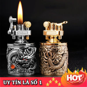 Hộp Quẹt Bật Lửa Xăng Đá Chief CF206 Họa Tiết Rồng Cuốn Đẹp Độc Lạ (KHÔNG CHỨA XĂNG GAS)