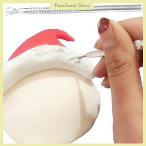[PureZone] 7 Pin Feather Wire Texture Ceramics Tools Polymer Clay Sculpting Modeling Tool DIY Pottery Brush Pottery Tools Cake Accessories
