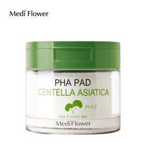 [MEDIFLOWER] Centella Asiatica Toner Pad 180ml / 60ea  (Soothing & Exfoliating & Sebum Care)