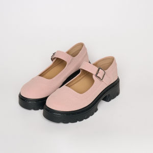 MellowCo รองเท้าแมรี่เจน Mary Jane หนังกลับสูง 2 นิ้ว ส้น Platform รุ่น Call Me Iris M9-4438