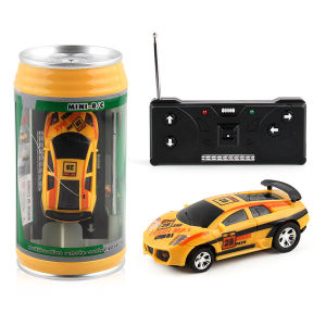 ASTELLA 1Pc Coke Can Mini Speed RC Radio Remote Control Micro Racing Car Toy Gift