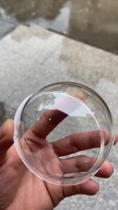 4 inches Hikvision  CCTV Camera Transparent  Cover HD Outer Clear Glass Protection Dome Mini Hemisphere case