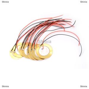 [COD] Shinia 10PCS 27mm Sounder Sensor Trigger Drum Disc + wire copper Piezo Elements