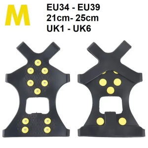 Snow Shoes Covers Grip 10 Studs Snow Ice Claw Anti-Skid Anti-Slip Climbing Outdoor Shoe Spikes Cleats Support