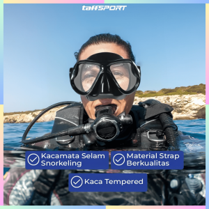 FAST DELIVERY Kacamata Selam Scuba Diving Snorkeling Anti Masuk Air dan Anti Kabut