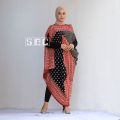 Dress batik sabrina kaftan wanita terbaru. 