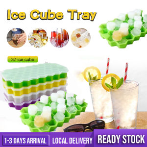 37 Grids Silicone Ice Cube Tray Jelly Mold Trays BPA Free Pudding Maker Ice Cube Mold Maker Ais Tray Bekas Ais Cube Food Container Food Grade