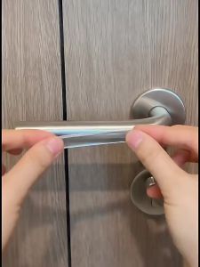 WH 10Pcs Transparent Invisible Silicone Strips For Cabinet Door Wall Buffering/ Car Door Handle Anti-collision Protective Stickers