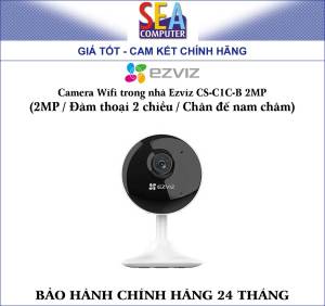 Camera Wifi trong nhà Ezviz CS-C1C-B 2MP (2MP / Đàm thoại 2 chiều / Chân đế nam châm)