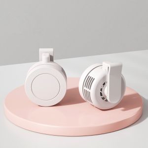 JIYAN2866 3 Speeds Silent Mini Bladeless Electric Fan 360 Degree Adjustable Long-Lasting Suspended Waist Fan USB Rechargeable Air Cooler