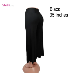 Women’s High Waist Wide-Leg Muslimah Wear  Long Pants Ladies Long Pant Skirt  Palazzo Pants Plus Size Thinner loose Straight Leg Pants