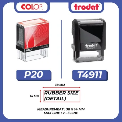Rubber Stamp Colop/Trodat P20|P30|P40|R17|R24|R30|T4911|T4912|T4913 Cop *SHIPPING IN 24HOURS* HIGH QUALITY