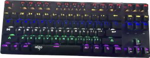 Phím cơ mini Aigo W661 led đổi màu 87 key bảo hành 12 tháng
