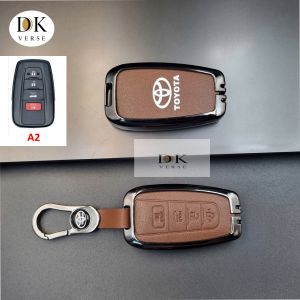 Ốp chìa khóa Hợp kim cao cấp tất cả các các dòng xe Toyota Cross CamryAltis Prado Fortuner Hilux Land Cruise Innova cross