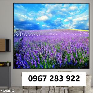 Tranh gạch cảnh vườn hoa đẹp 3D
