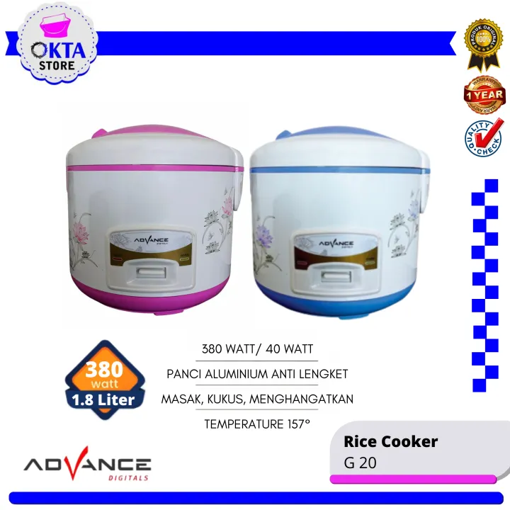 MAGIC COM ADVANCE G-20 1.8 LITER | Lazada Indonesia