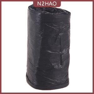 N2HAO  1 cuộn 50x60cm Túi rác màu duy nhất dày thuận tiện môi trường Nhựa thùng rác túi nhựa dùng một lần túi rác màu đen