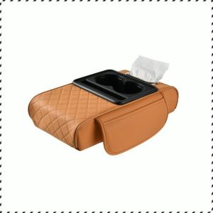 Armrest Box Seat Cover Detachable Storage Mat Storage Pocket Increase Practicality Ideal
