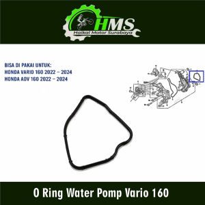 O Ring Water Pomp Vario 160 - Oring Karet Sil Siel Seal Gasket Tutup Waterpump Pompa Air Radiator