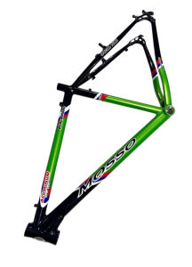 Sườn nhôm Mosso đen lá MTB đi bánh 26inch chính hãng Taiwan cò kèm bát đề dành cho xe đạp