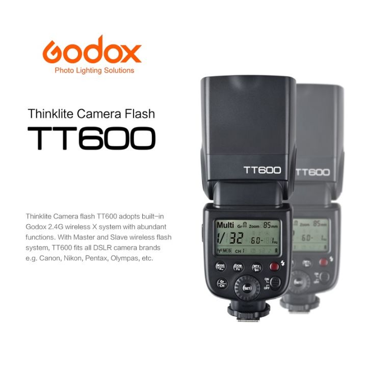 Godox TT600 TT600S Thinklite Camera Flash | Lazada